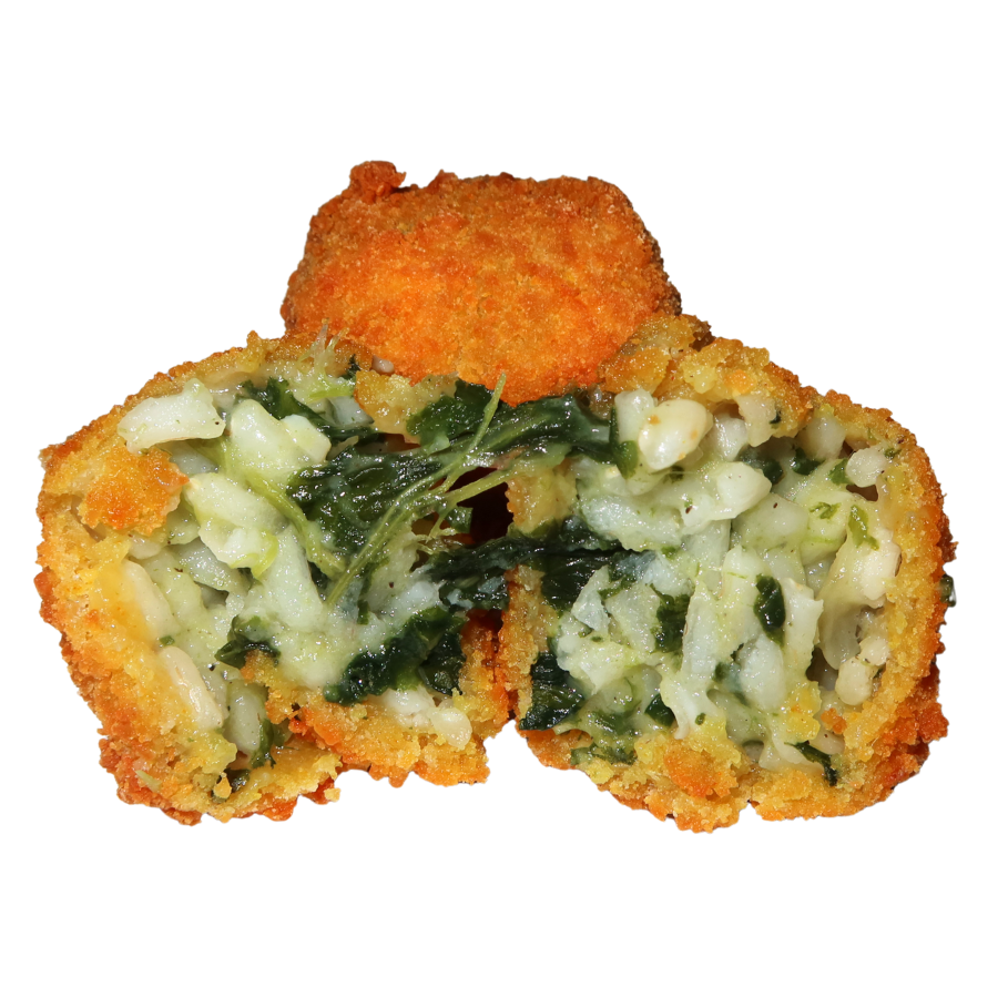 Friarielli & Smoked Provola Risotto Cubes