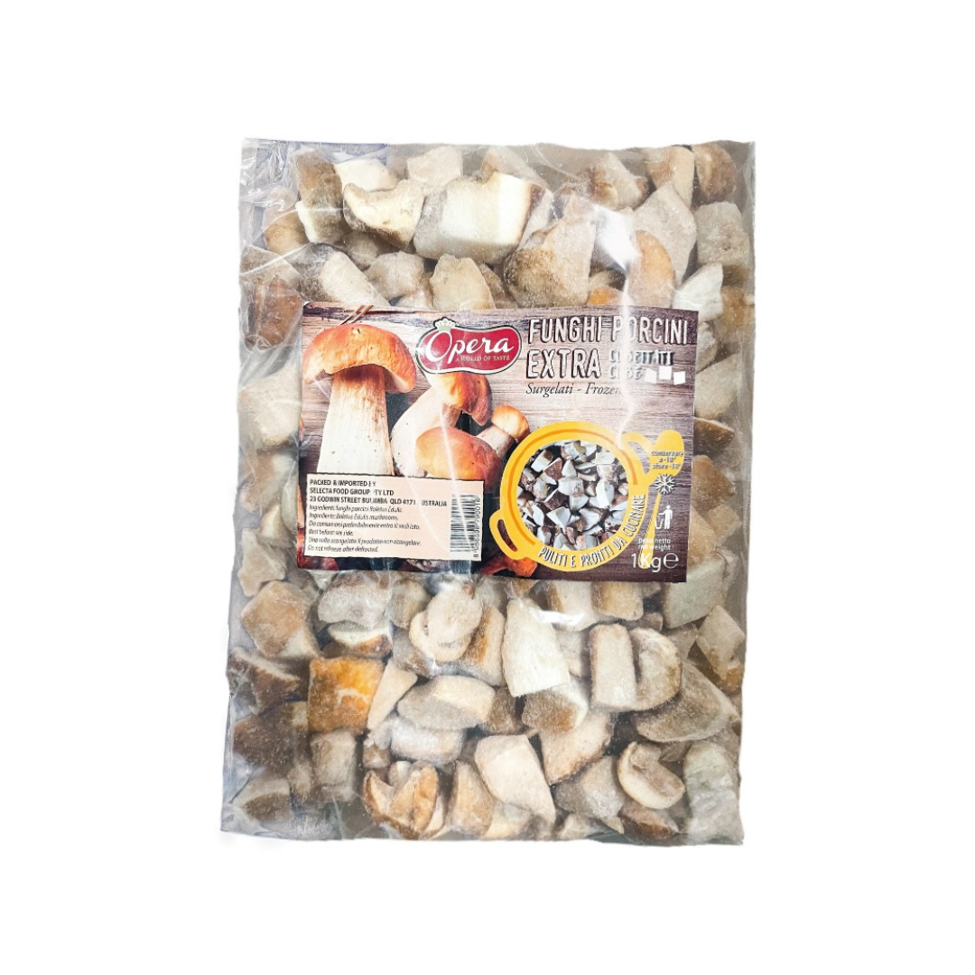 Frozen Porcini Mushroom Cubes 1kg